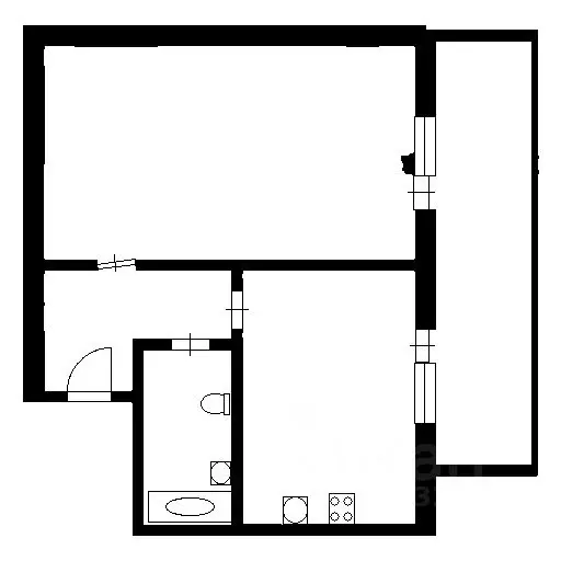 1-к кв. Севастополь ул. Вакуленчука, 53/2 (40.0 м) - Фото 1