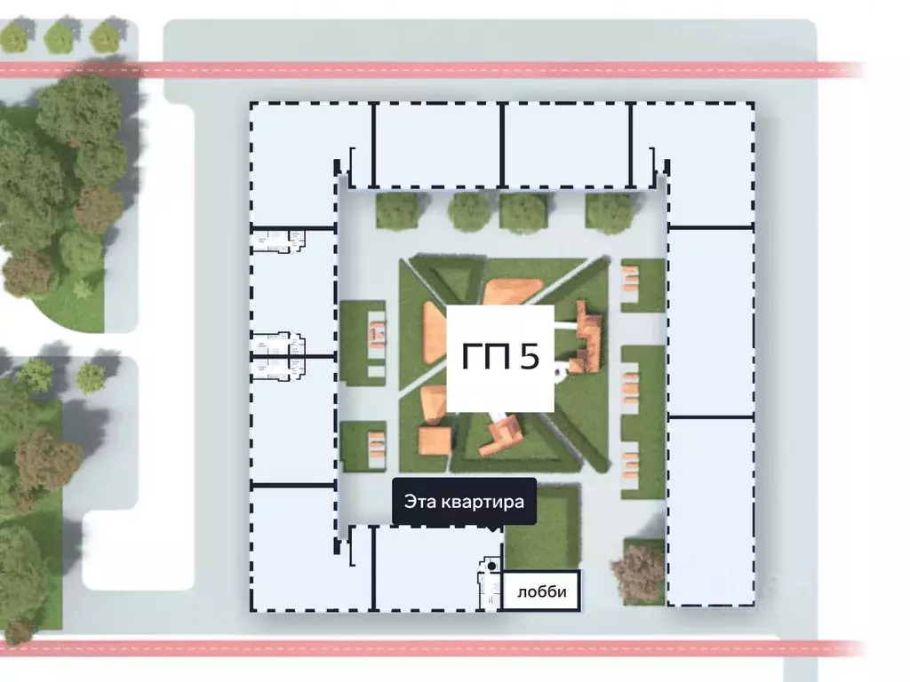 Студия Тюменская область, Тюмень Новгородская ул., 22 (30.7 м) - Фото 1