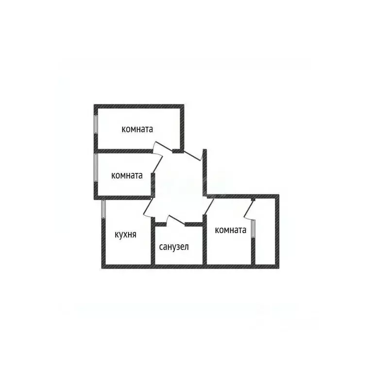 3-к кв. Белгородская область, Белгород ул. Беловская, 12к2 (71.1 м) - Фото 2