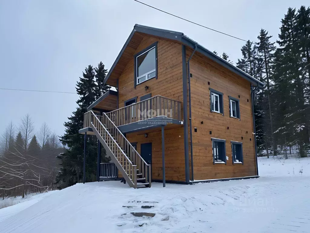 Дом в Карелия, Питкярантский муниципальный округ, д. Кирконкюля  (174 ... - Фото 1