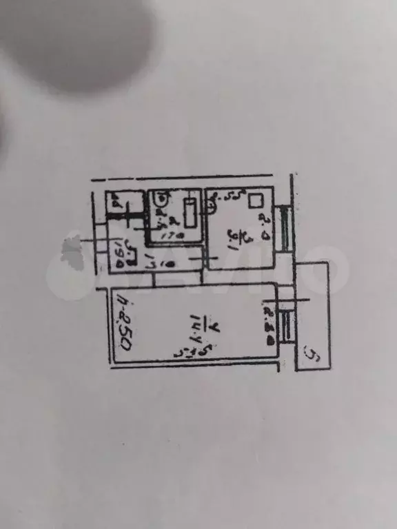 1-к. квартира, 26,7 м, 1/5 эт. - Фото 0