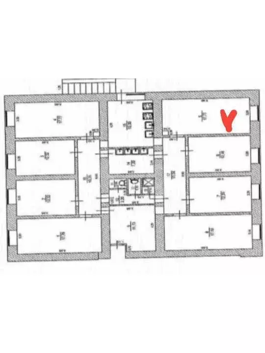 1к в -комнатной квартире (17.77 м) - Фото 1