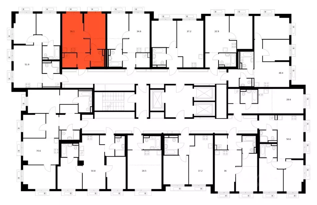 1-к кв. Московская область, Ленинский городской округ, Боброво пгт ... - Фото 2