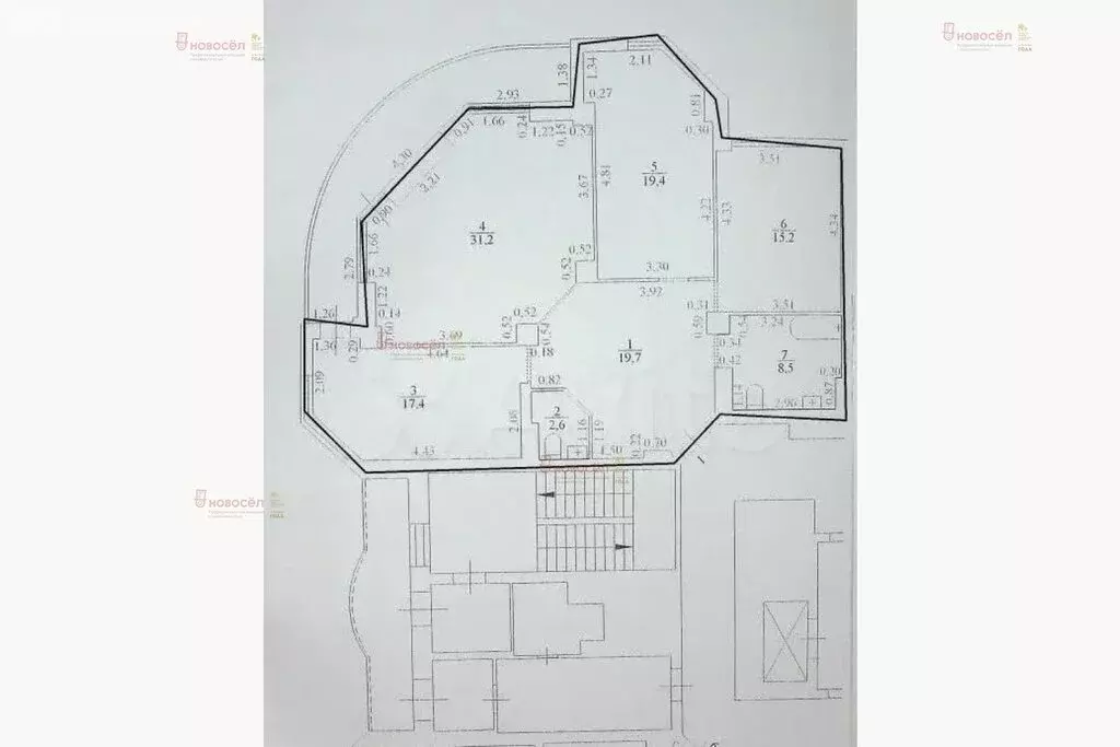 3-комнатная квартира: Екатеринбург, улица Хохрякова, 43 (114 м) - Фото 0
