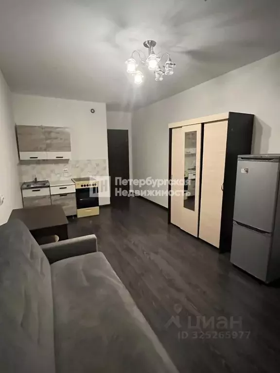 Студия Санкт-Петербург ул. Генерала Кравченко, 7к1 (24.2 м) - Фото 1