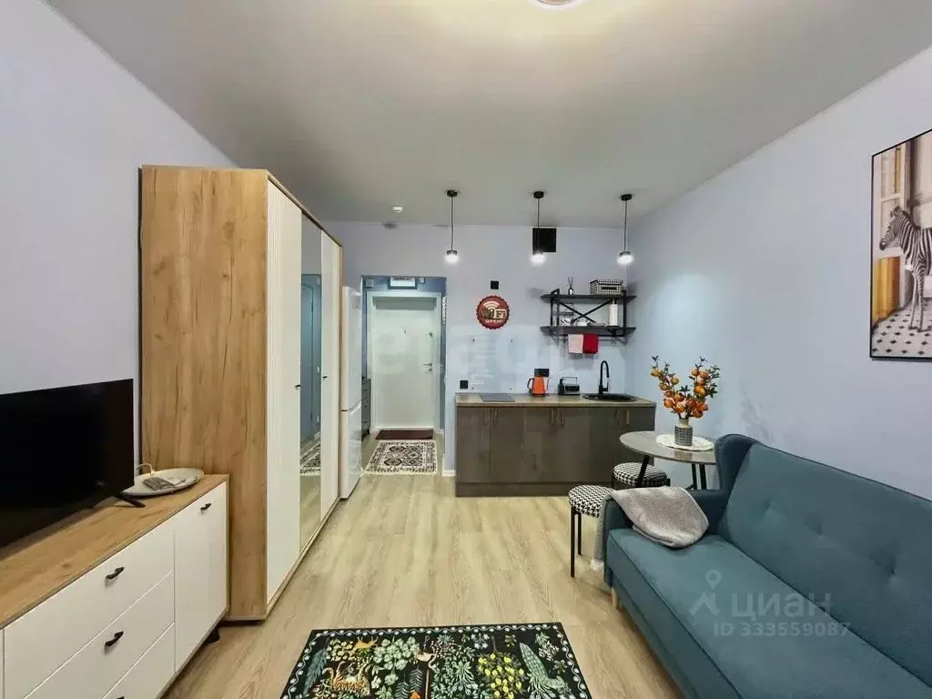 Студия Москва ул. Усадебный Парк, 7к1 (19.9 м) - Фото 2