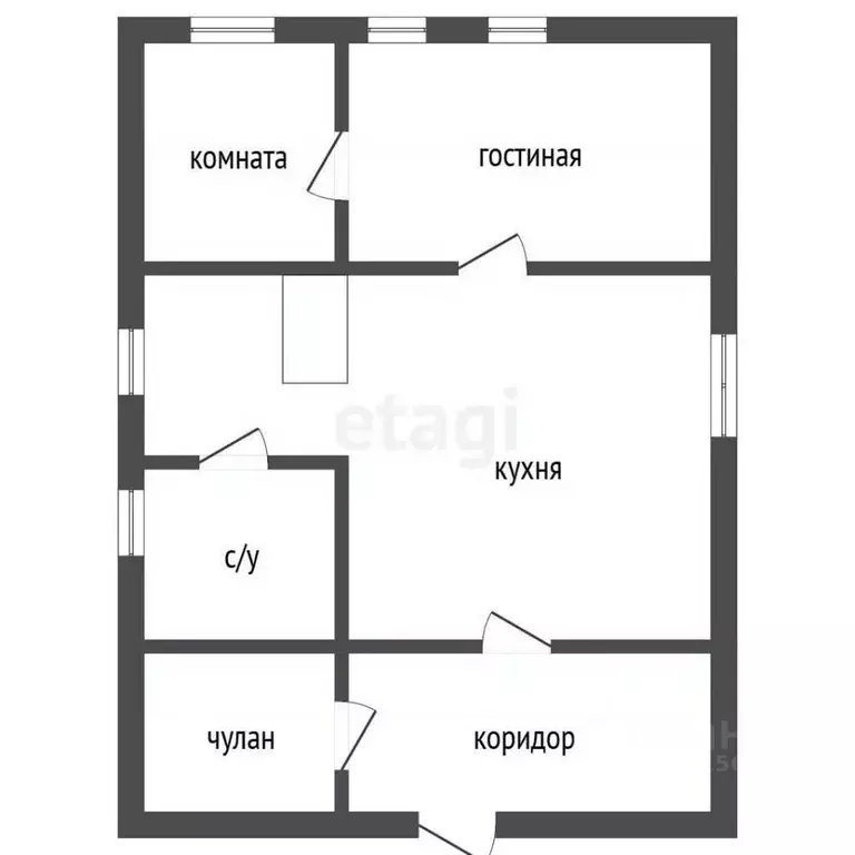 Дом в Челябинская область, Пласт ул. Зои Космодемьянской, 14 (42 м) - Фото 2