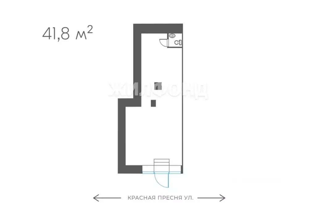 Торговая площадь в Москва ул. Красная Пресня, 32-34 (42 м) - Фото 0