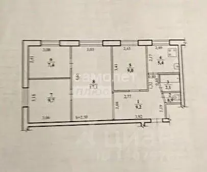 3-к кв. Забайкальский край, Чита ул. Красной Звезды, 14 (60.8 м) - Фото 2