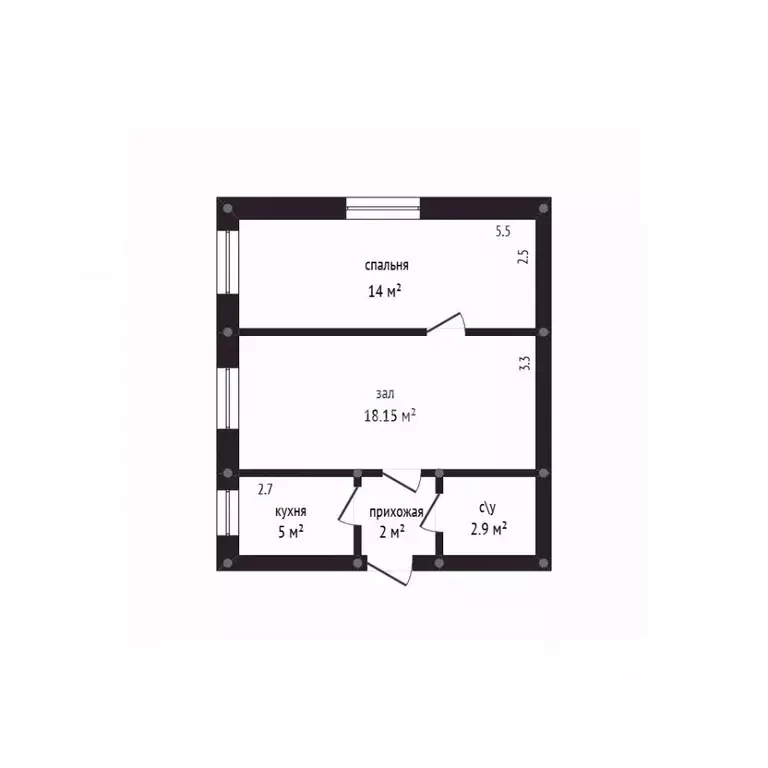 2-к кв. Дагестан, Дербент ул. Кобякова, 88 (44.0 м) - Фото 1