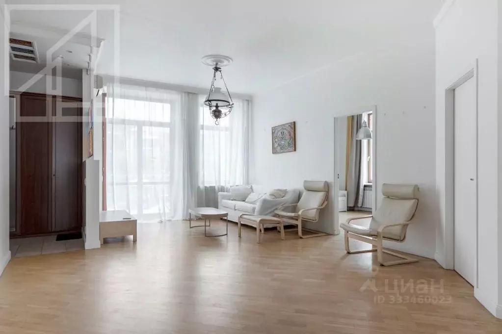 3-к кв. Москва Малая Бронная ул., 36 (93.0 м) - Фото 1