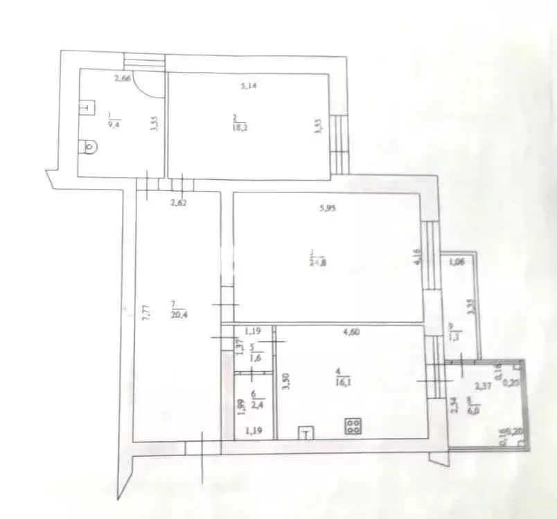 2-комнатная квартира: село Высокая Гора, жилой комплекс Атмосфера (60 ... - Фото 1