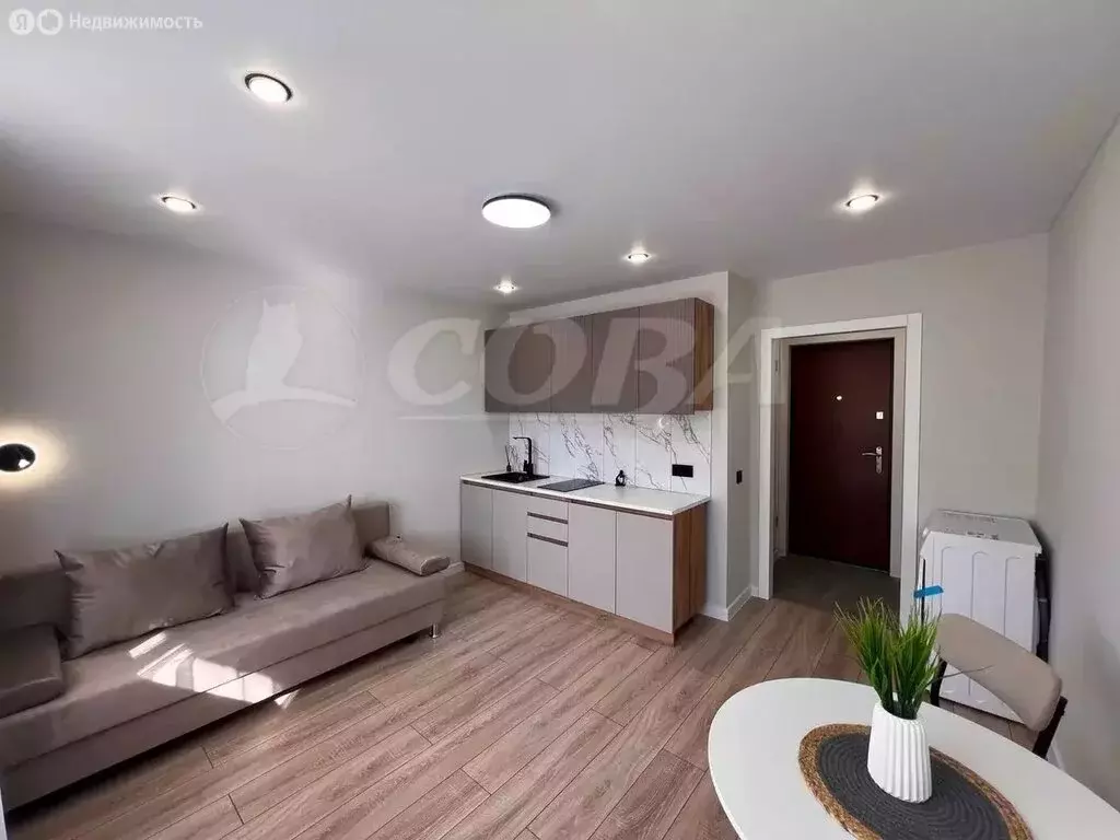 1-комнатная квартира: Тюмень, улица Республики, 239 (21 м) - Фото 1