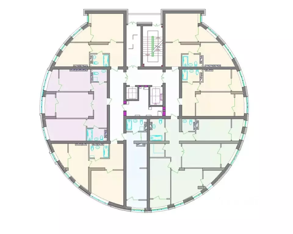 2-к кв. Северная Осетия, Владикавказ 18-й мкр,  (79.62 м) - Фото 1