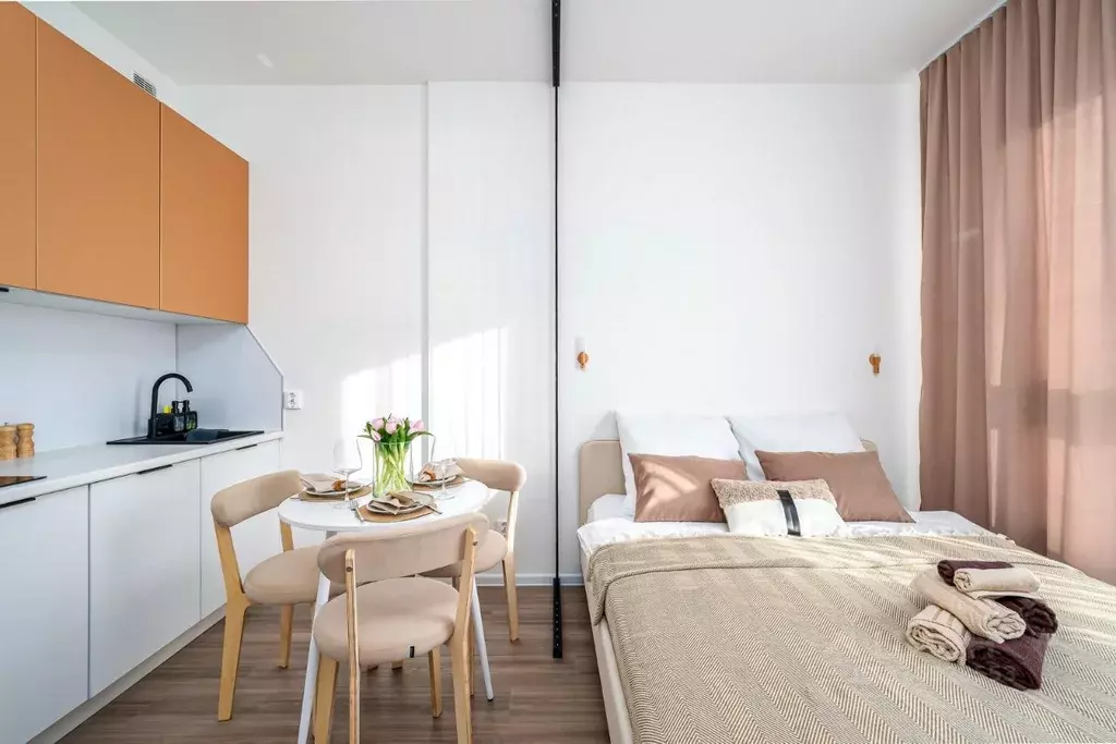 Студия Санкт-Петербург Октябрьская наб., 40 (25.0 м) - Фото 1