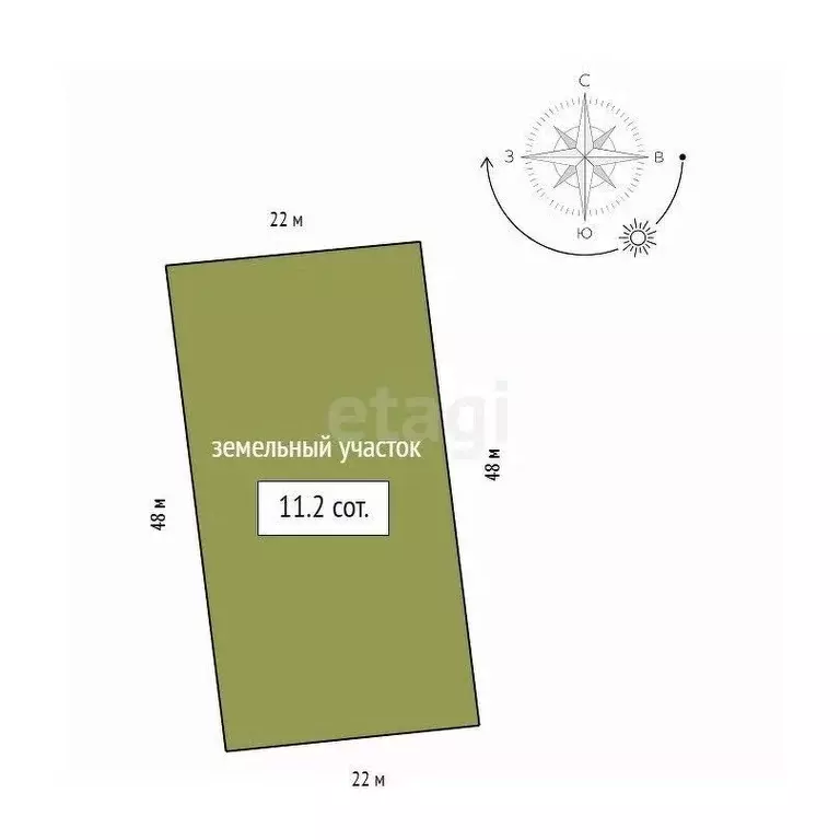 Участок в Красноярский край, Сосновоборский муниципальный округ, с. ... - Фото 2