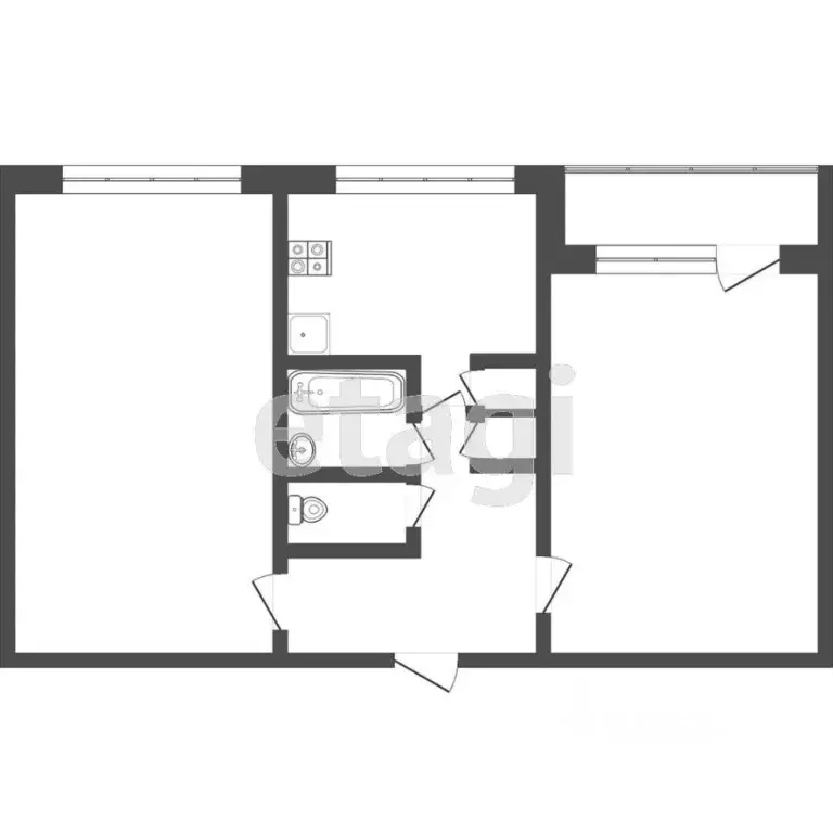 2-к кв. Мордовия, Саранск Ярославская ул., 19с1 (49.3 м) - Фото 1