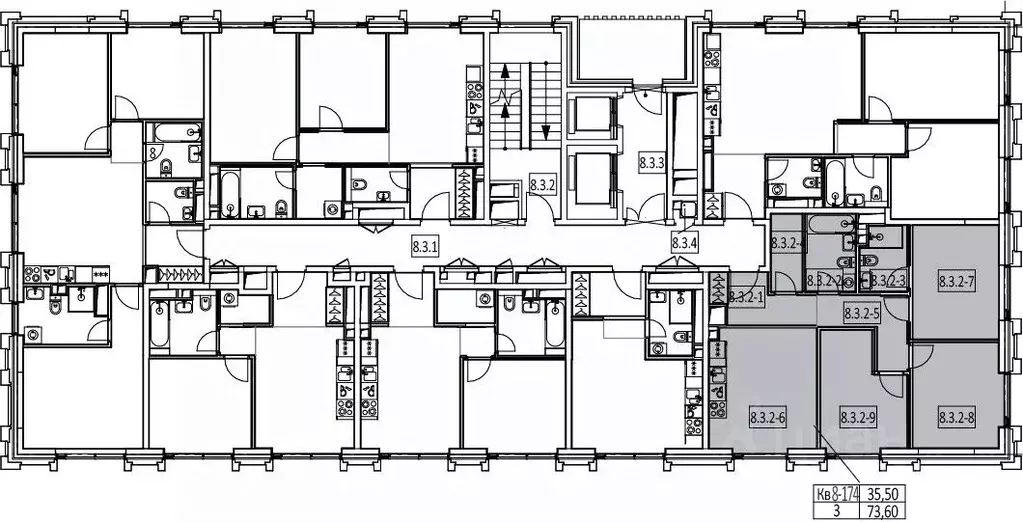 3-к кв. Москва Волоколамское ш., 95/2к10 (73.8 м) - Фото 1