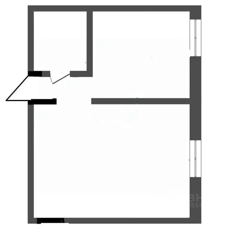 1-к кв. Кемеровская область, Кемерово ул. Спартака, 19 (39.0 м) - Фото 2