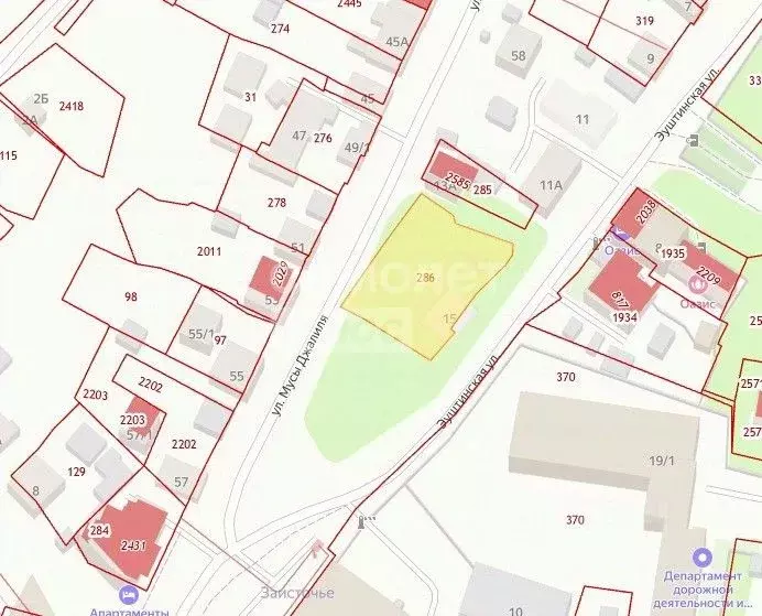 Участок в Томская область, Томск Эуштинская ул., 15 (10.0 сот.) - Фото 0