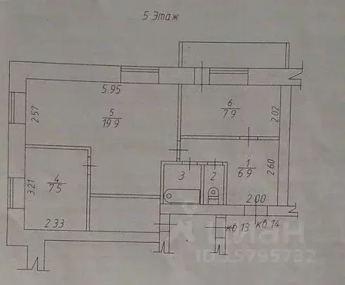 2-к кв. Приморский край, Лесозаводск Линейная ул., 26 (46.0 м) - Фото 2