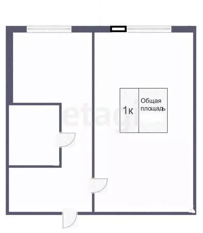 1-к кв. Кемеровская область, Кемерово бул. Строителей, 33 (30.8 м) - Фото 2