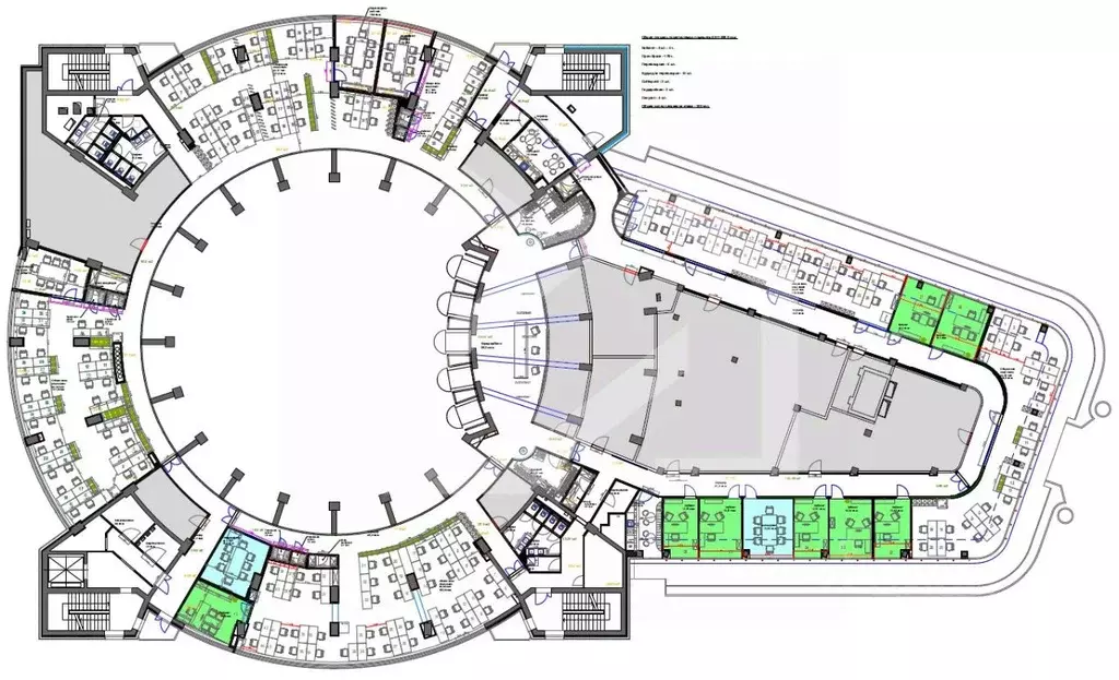 Помещение свободного назначения в Москва Тестовская ул., 10 (1873 м) - Фото 2