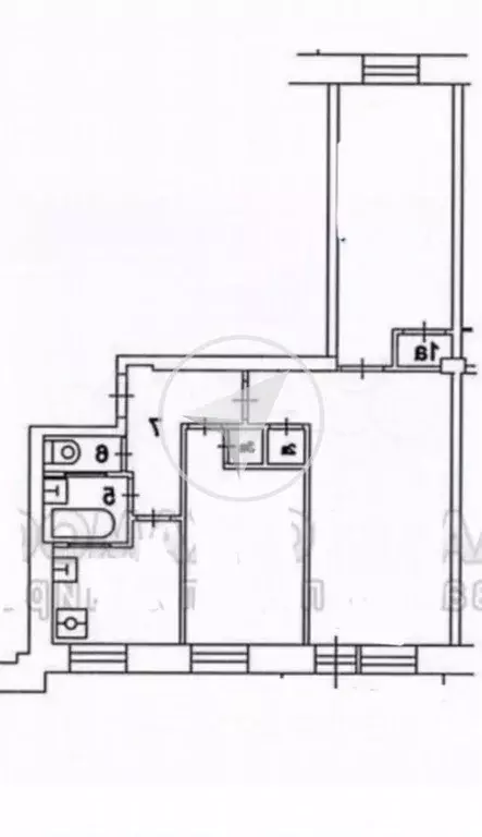 3-к кв. Москва ул. Сущевский Вал, 23 (60.0 м) - Фото 2