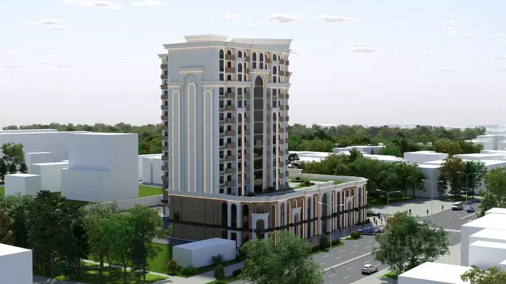 1-к кв. Чеченская республика, Грозный ул. Жуковского, 10 (55.5 м) - Фото 2