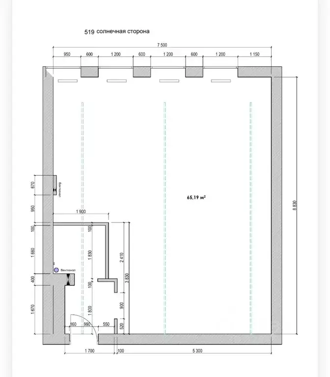Офис в Новосибирская область, Новосибирск Большевистская ул., 35 (65 ... - Фото 1