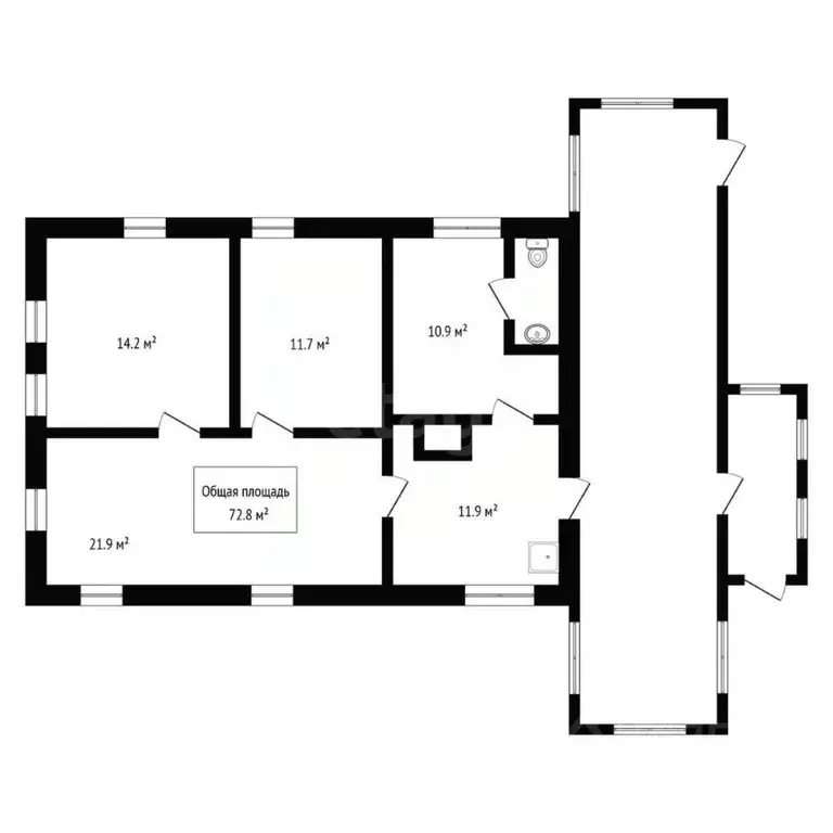 Дом в Алтайский край, Красногорский район, с. Быстрянка ул. Кирова, 31 ... - Фото 2