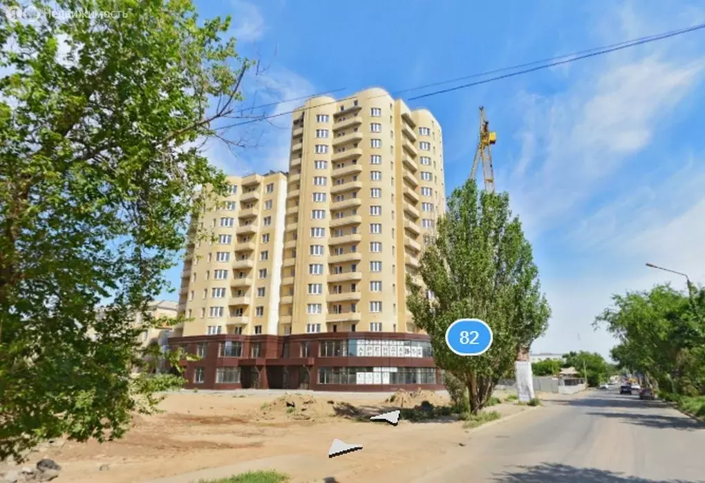 2-комнатная квартира: Астрахань, площадь Декабристов, 7 (58.2 м) - Фото 1