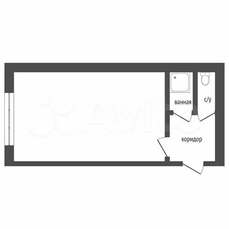 Квартира-студия, 23,7 м, 4/9 эт. - Фото 0