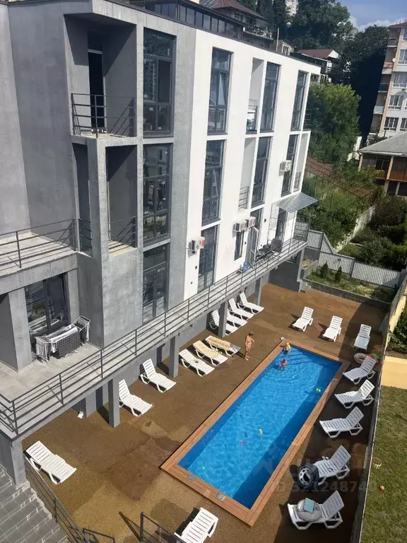 Студия Краснодарский край, Сочи Мамайка мкр, ул. Крымская, 49 (40.0 м) - Фото 1