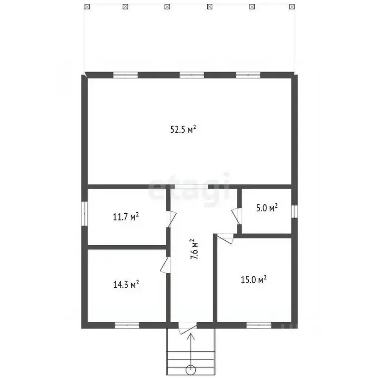 Дом в Воронежская область, Рамонский район, Айдаровское с/пос, с. ... - Фото 1