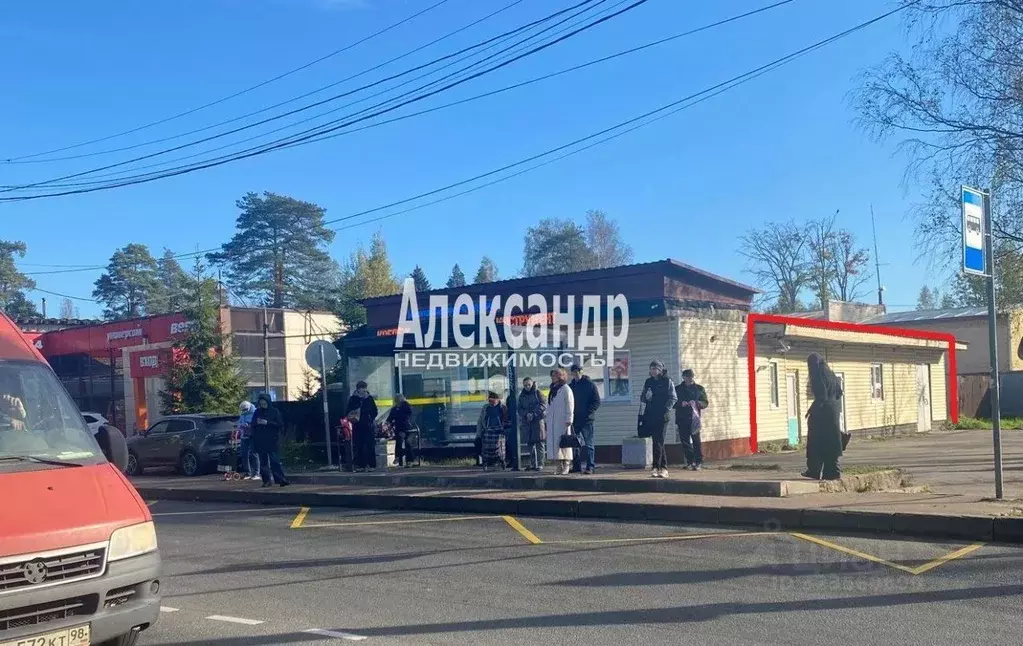 Торговая площадь в Санкт-Петербург пос. Песочный, Железнодорожная ул., ... - Фото 1