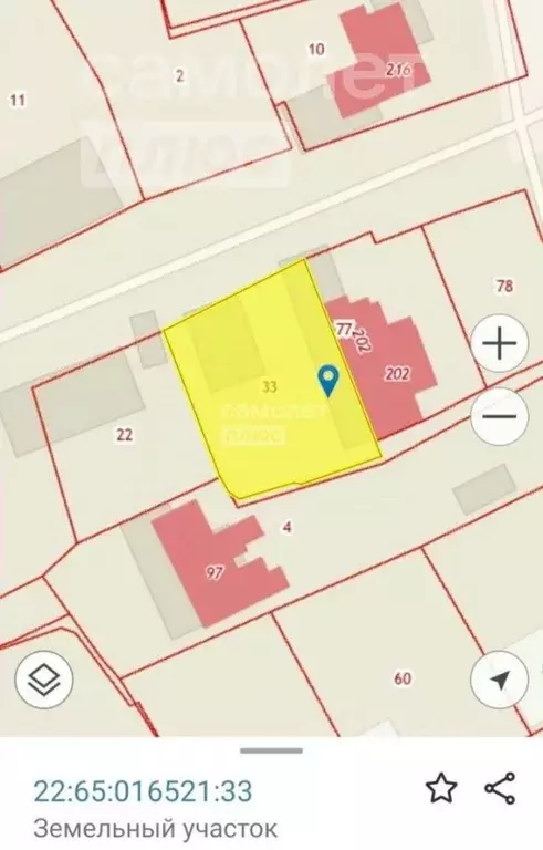 Участок в Алтайский край, Бийск Форштадская ул., 33 (5.44 сот.) - Фото 1