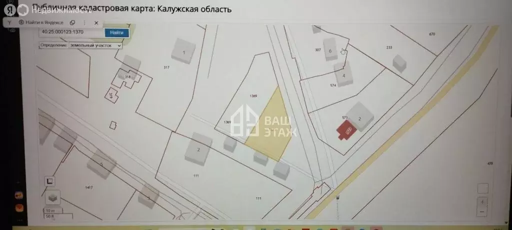 Участок в городской округ Калуга, деревня Карачево (5.29 м) - Фото 1