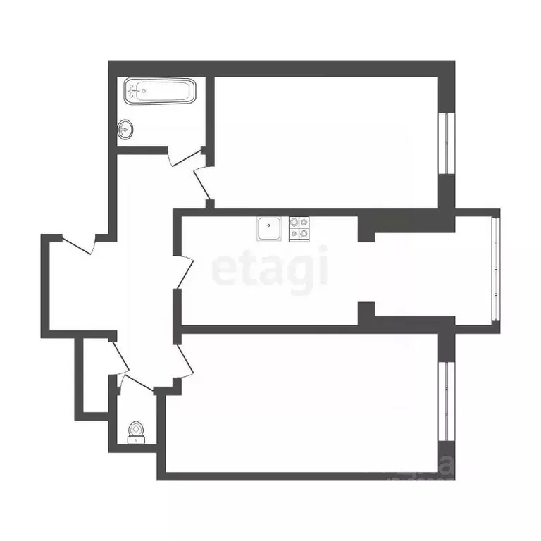 2-к кв. Ставропольский край, Ставрополь ул. Доваторцев, 90/3 (61.8 м) - Фото 0