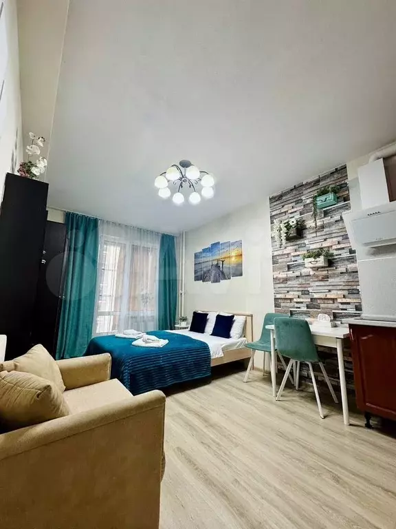 Апартаменты-студия, 27 м, 9/23 эт. - Фото 1