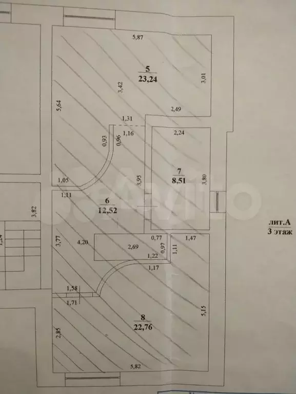 3-к. квартира, 137,7 м, 2/3 эт. - Фото 0