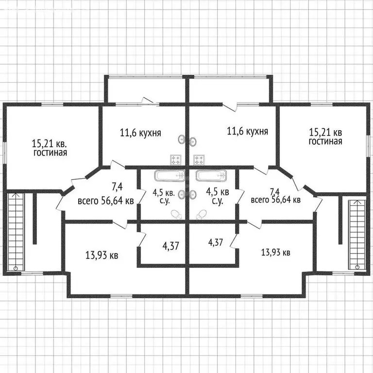 Офис (437 м) - Фото 1