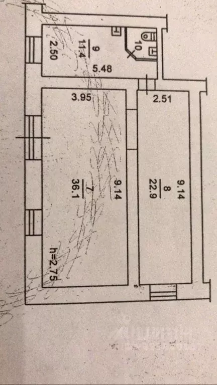 Торговая площадь в Томская область, Томск ул. Карташова, 31А (73 м) - Фото 2