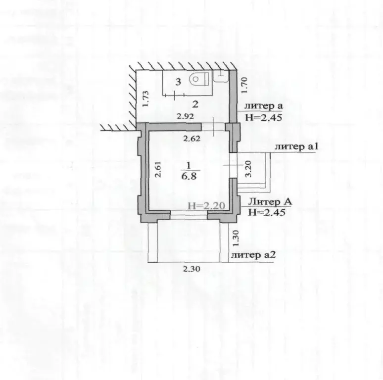Помещение свободного назначения в Волгоградская область, Волжский ул. ... - Фото 2