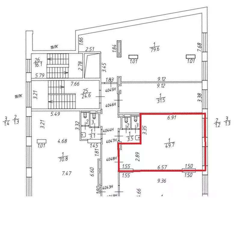 Помещение свободного назначения в Санкт-Петербург ул. Салова, 61 (50 ... - Фото 0