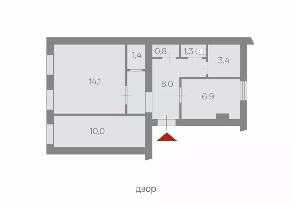 Офис в Санкт-Петербург Большая Подьяческая ул., 10 (46 м) - Фото 2