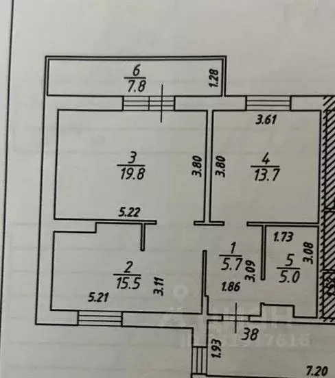 2-к кв. Иркутская область, Иркутск Байкальская ул., 236Б/6 (75.0 м) - Фото 2