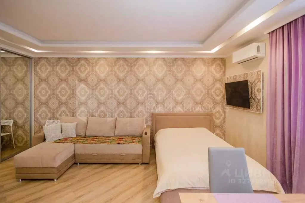 Студия Тюменская область, Тюмень ул. Дмитрия Менделеева, 2 (30.0 м) - Фото 1