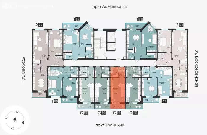 Квартира-студия: Архангельск, улица Свободы, 16 (27.26 м) - Фото 2