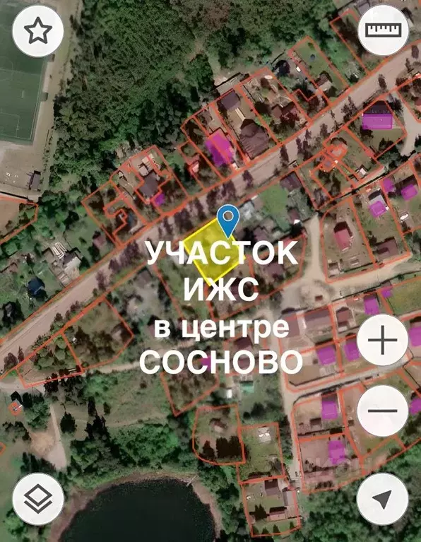 Участок в Ленинградская область, Приозерский район, пос. Сосново ул. ... - Фото 1